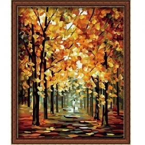 Bush Background Landscape Wonderful Board Abstract Oil Paintings