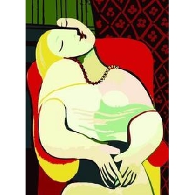 A Fat Woamn Subject Wall Background With No Deformation Abstract Oil Paintings