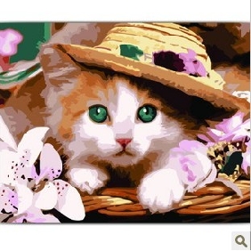 Cat Subject Cute Wall Decoration Animal Oil Paintings