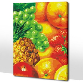 Fruit Subject Pure Hand-painted Board Still life Oil Paintings