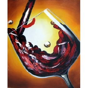 Goblet Subject With Strong Sense Of Three-dimensional Wall Decoration Rectangular Shape Abstract Oil Paintings