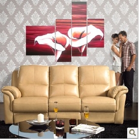 Flower Subject Wall Decoration On Canvas  Abstract Oil Paintings