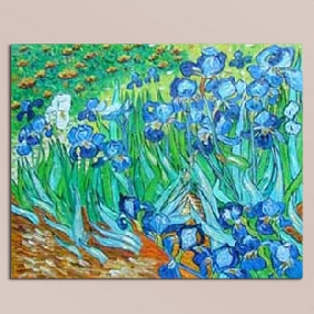 The Orchid Subject Mixcolor Background Wall Decoration Impressionist Oil Paintings