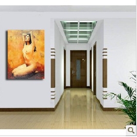 Wall Decoration Nude Woman Subject Pure Hand-painted Modern Oil Paintings