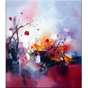 Frameless Pure Hand-painted Wall Decoration Abstract Oil Paintings