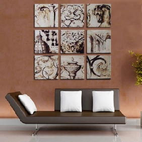 Old Building Subject On Canvas Pure Hand-painted Abstract Oil Paintings