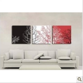 Pure Hand-painted Landscape Wonderful Tree Background Abstract Oil Paintings