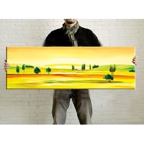Rectangle Shape Gold Background Wide Field Subject  Modern Oil Paintings  Rectangle Shape Gold Background Wide Field Subject  Modern Oil Paintings