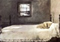 Ivory A Dog Sleeping In The Bed Canvas Animal Oil Painting